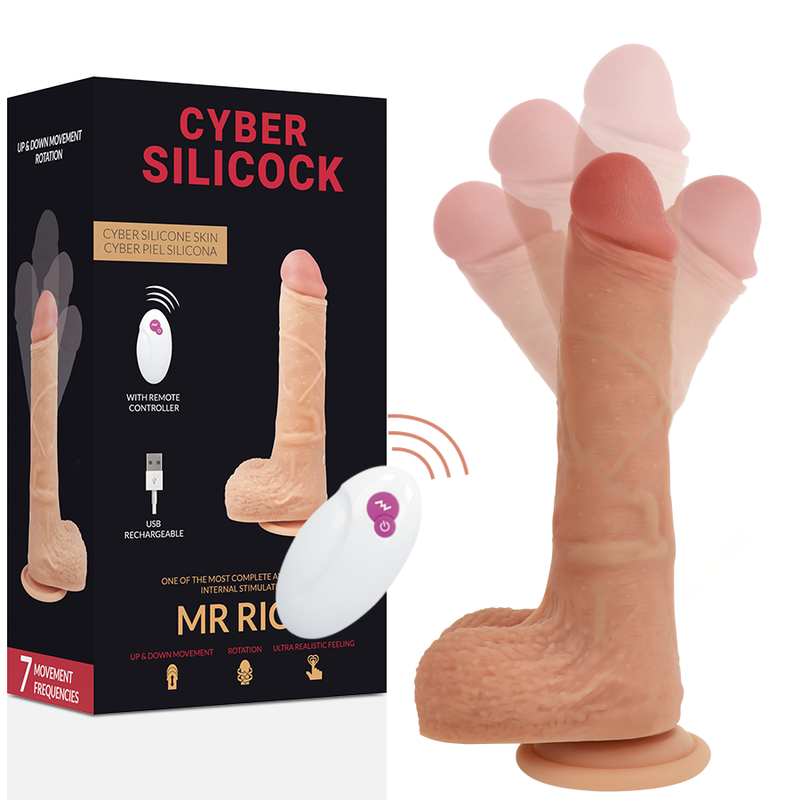 Wibrator CYBER SILICOCK Mr Rick z pilotem