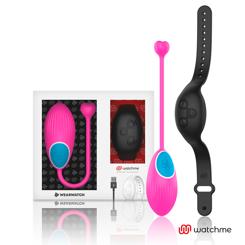 WEARWATCH Watchme jajko wibracyjne z pilotem, Fuchsia i Jet